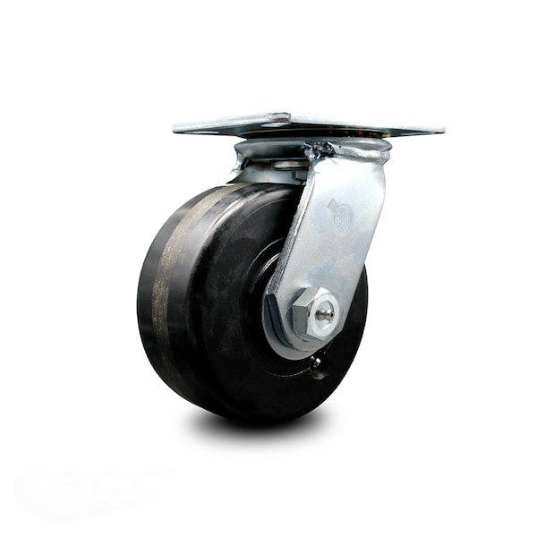 6 Inch Phenolic Wheel Heavy Duty Top Plate Swivel Caster
